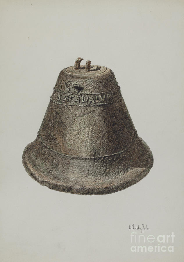 Church Bell Drawing by Cornelius Christoffels - Fine Art America