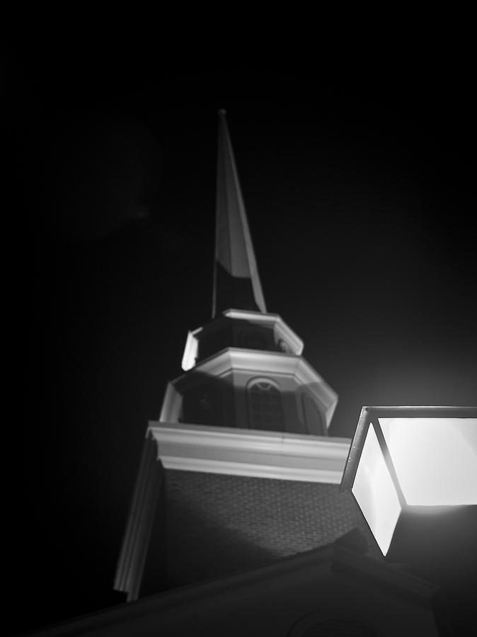 Church by Lamplight Photograph by Laurie Hasan