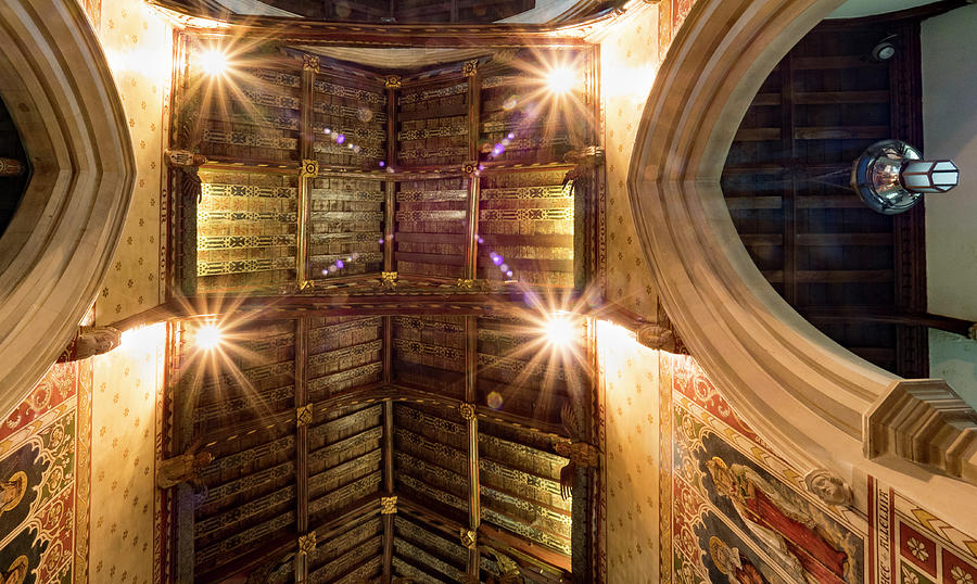Church Ceiling Photograph by Jean Noren