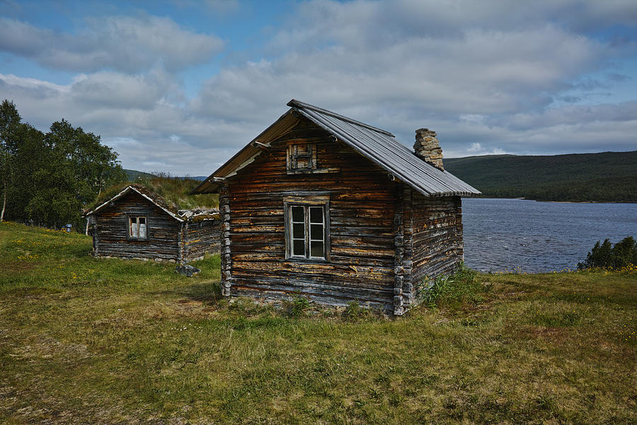 Church Cottages in Utsjoki II Photograph by Pekka Sammallahti