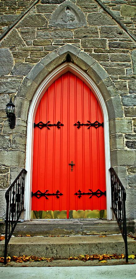Church door Photograph by Karl Rose