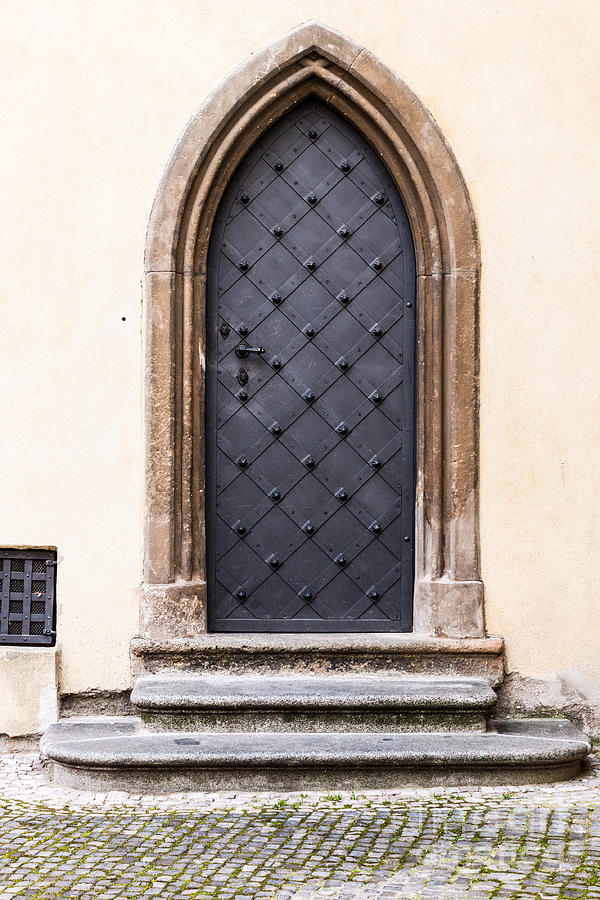 Church Door Prague Photograph by Thomas Marchessault