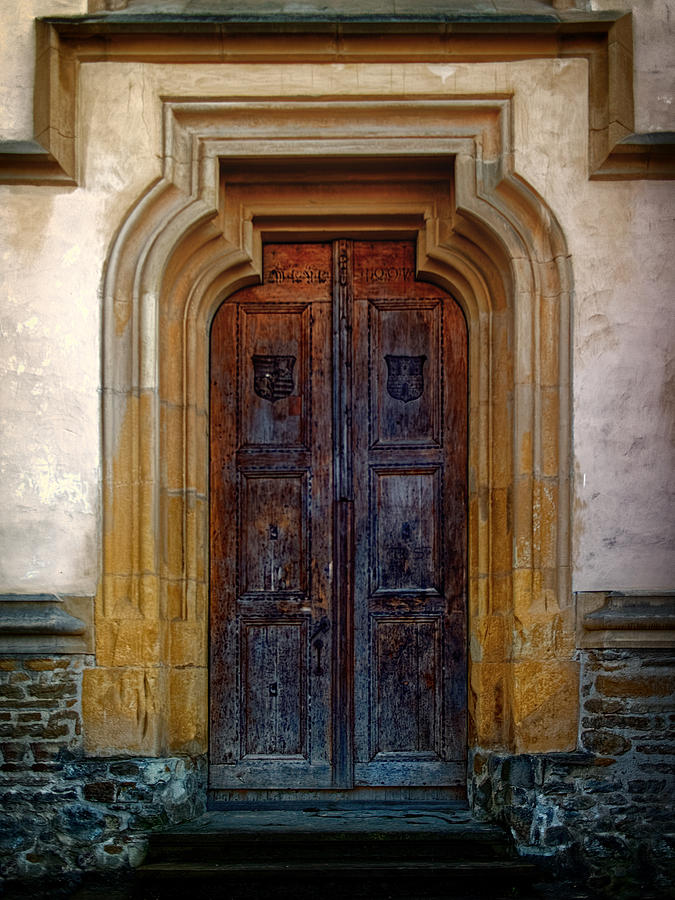 Church Door Sighisoara Photograph by Adam Rainoff