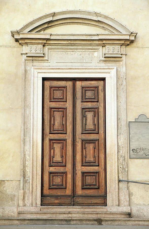 Church Door Photograph by Valentino Visentini