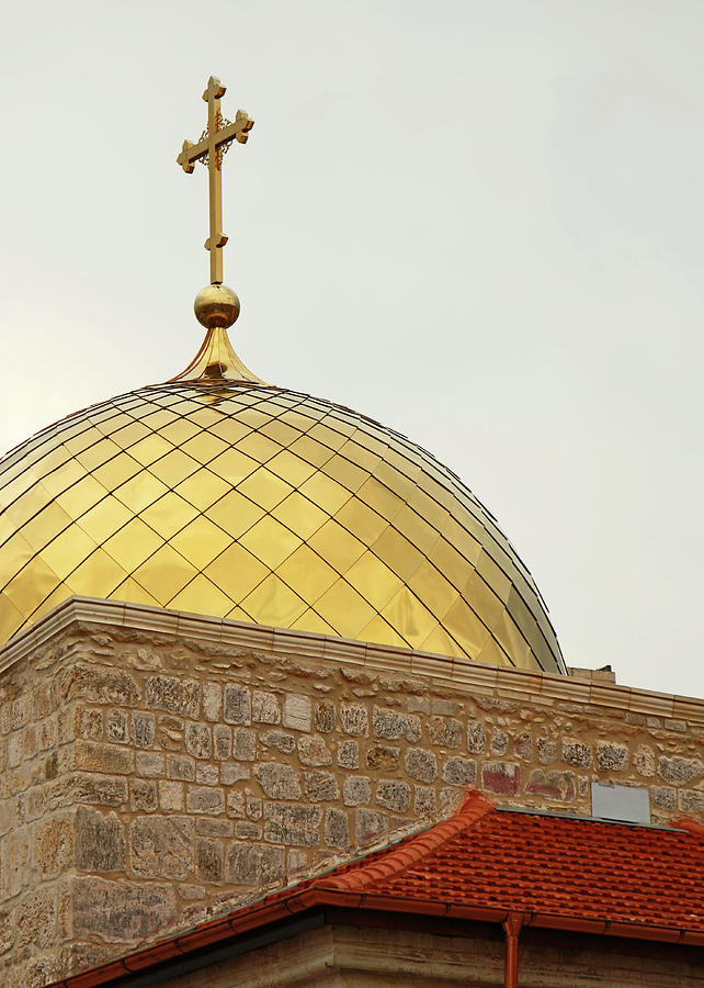 Church Golden Dome Photograph by Munir Alawi