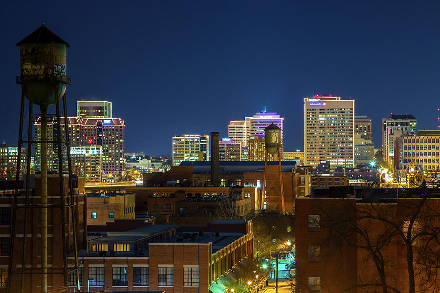 Church Hill View of Downtown Richmond Photograph by Cliff Middlebrook