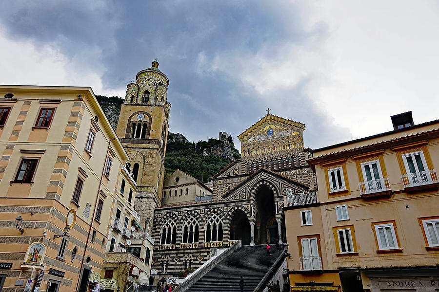 Church In Amalfi Italy Cattedrale di SantAndrea In Amalfi Photograph by Rick Rosenshein