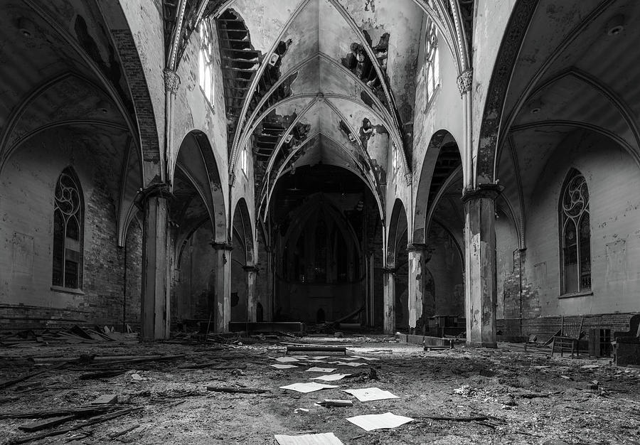 Church in Black and White by Lindy Grasser Church in Black and White by Lindy Grasser