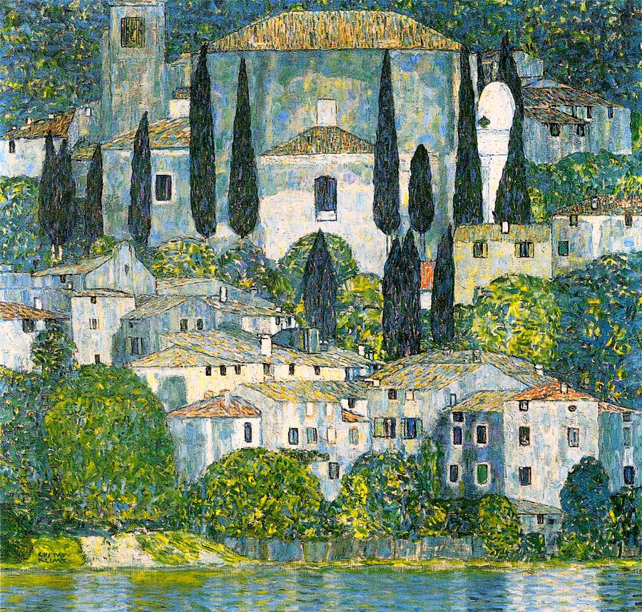 Church In Cassone Painting by Mountain Dreams - Fine Art America