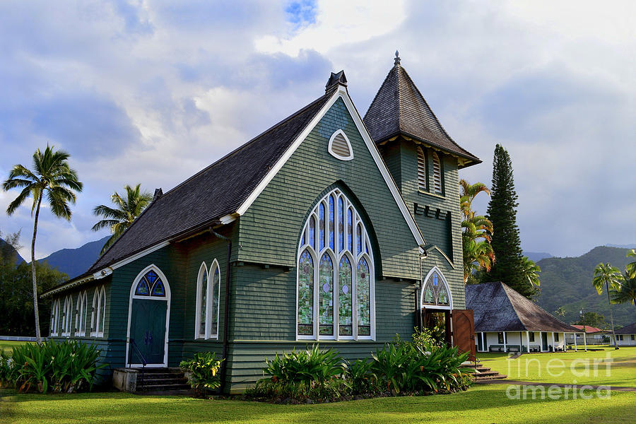 Church in Hanalei Kauai  Photograph by Catherine Sherman
