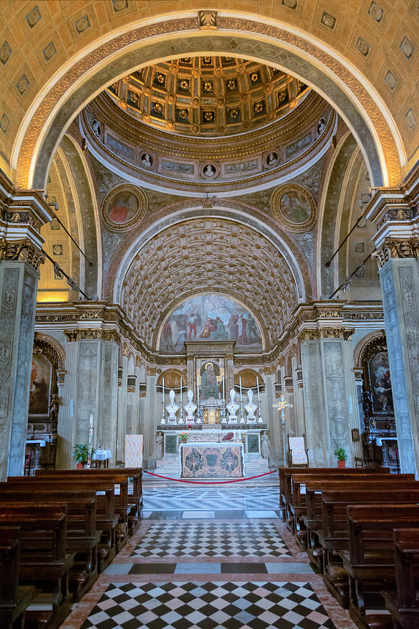 Church in Milan Photograph by Joan Carroll