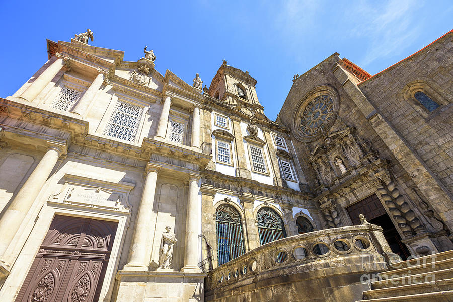 Church in Riberira Porto Photograph by Benny Marty