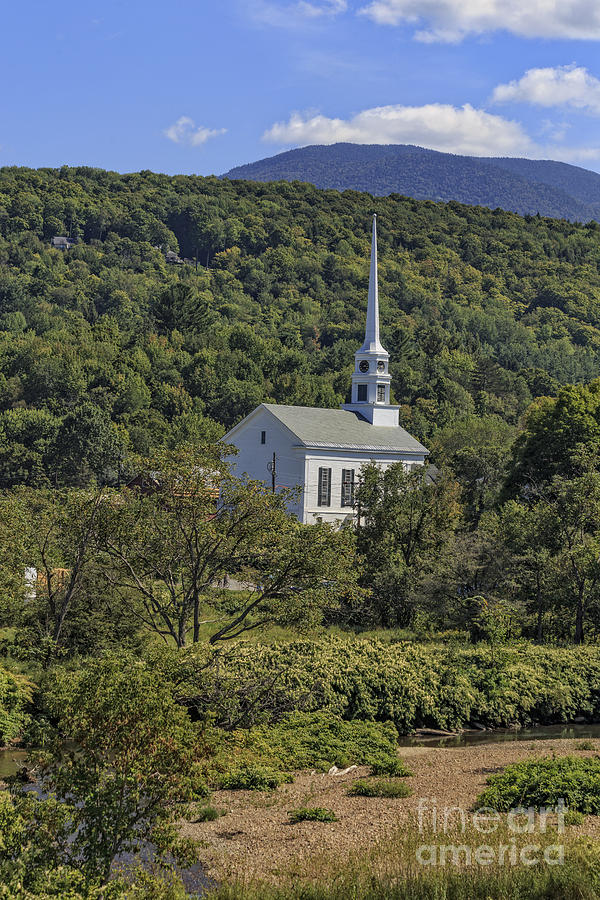 Church In Stowe Vermont Photograph