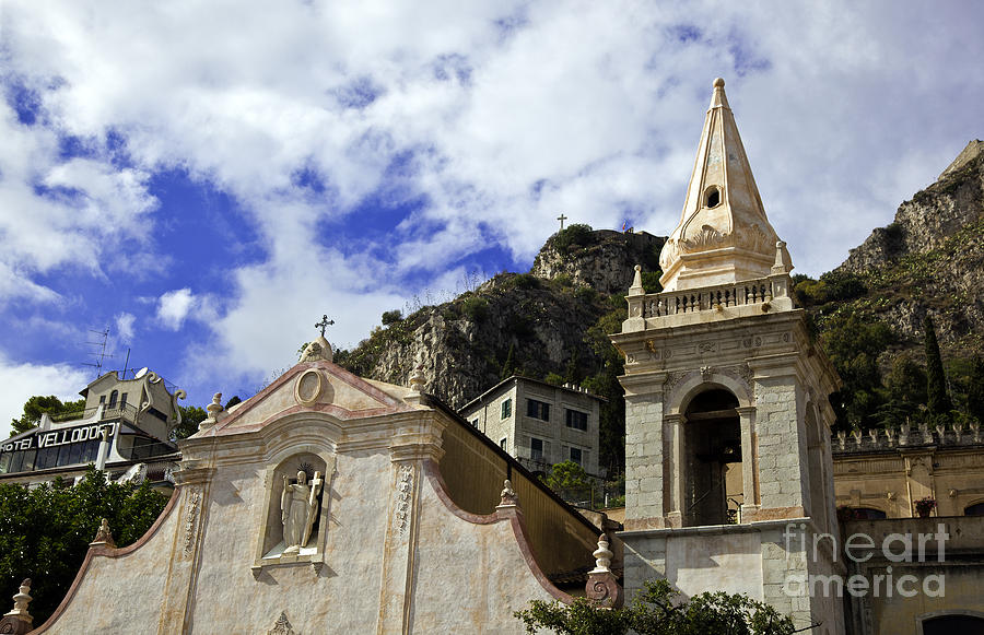 Architecture Photograph - Church in Taormina by Madeline Ellis