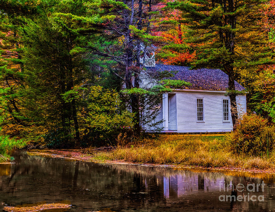 Church in the Woods at Hickory Run State Park Photograph by Nick Zelinsky Jr