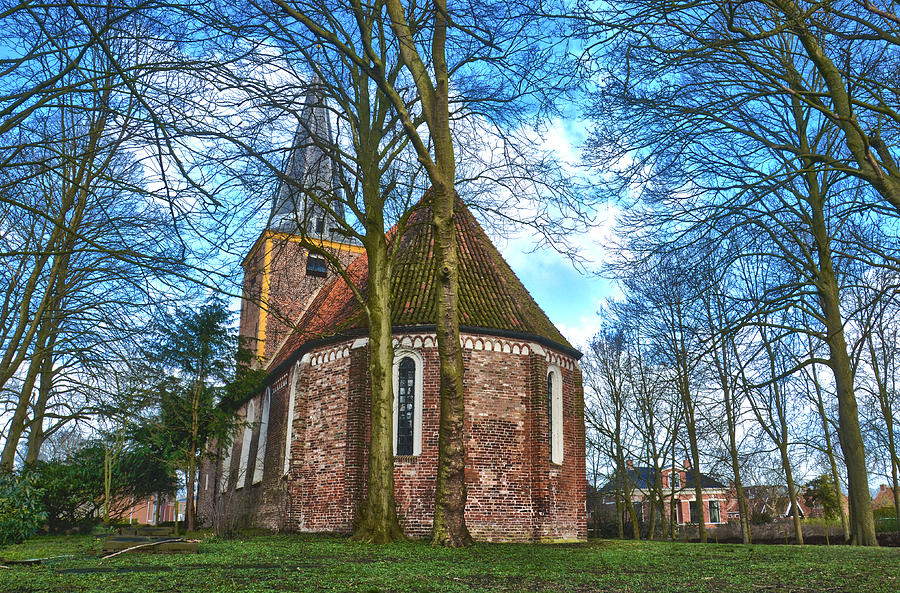 Church in Winsum Photograph by Frans Blok