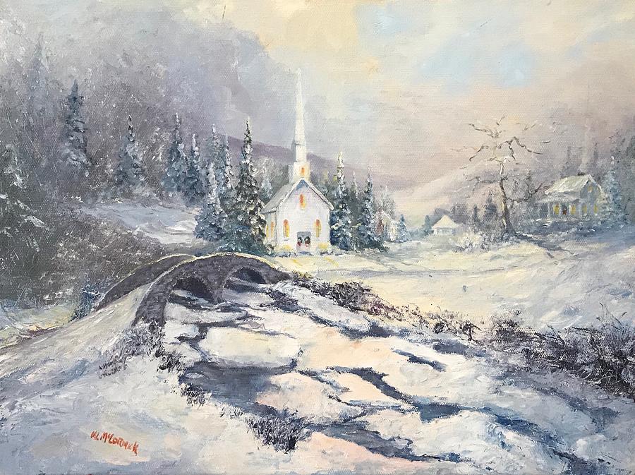 Peace in the Valley Painting by ML McCormick