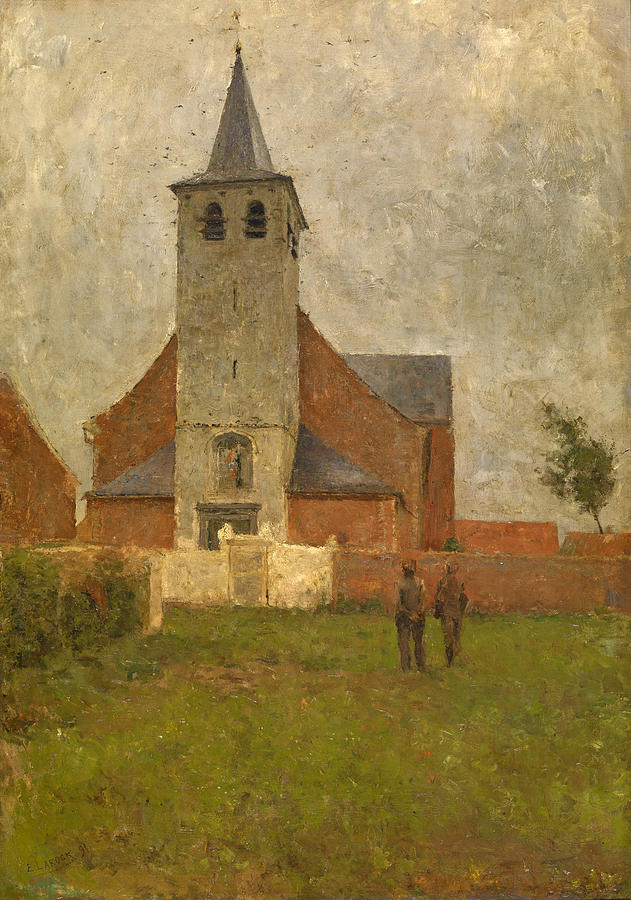 Church of Kapelle-op-den-Bos Painting by Evert Larock