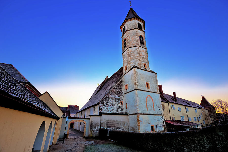 Church of of Bad Radkersburg morning view Photograph by Brch Photography