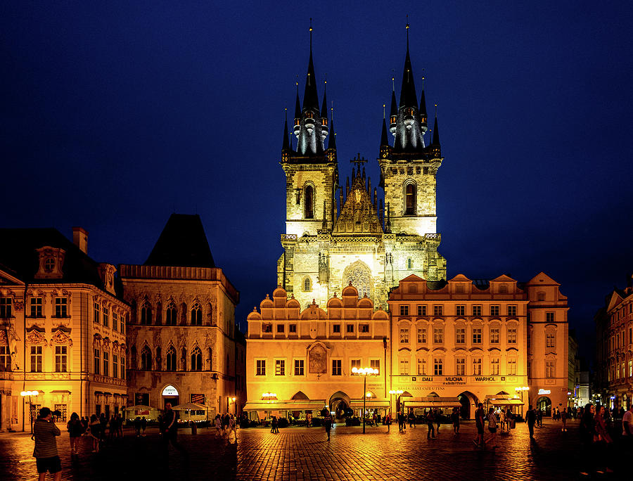 Prague Old Town Square Photograph by M G Whittingham