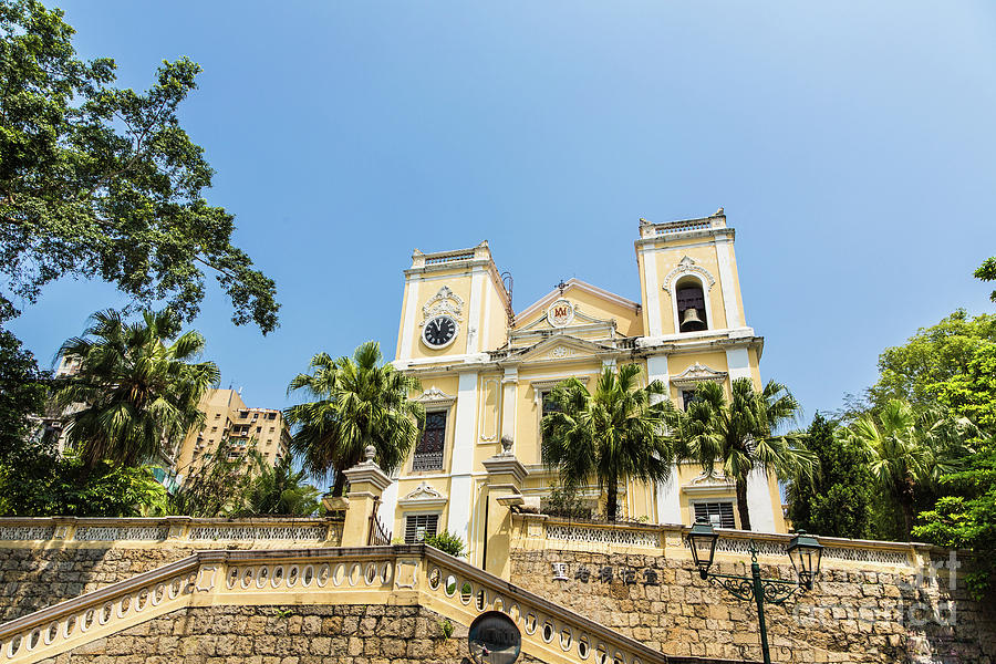 Church of Saint Augustine in Macau Photograph by Didier Marti