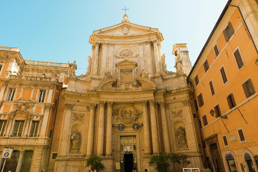 Church of San Marcello al Corso in Rome Photograph by Marek Poplawski