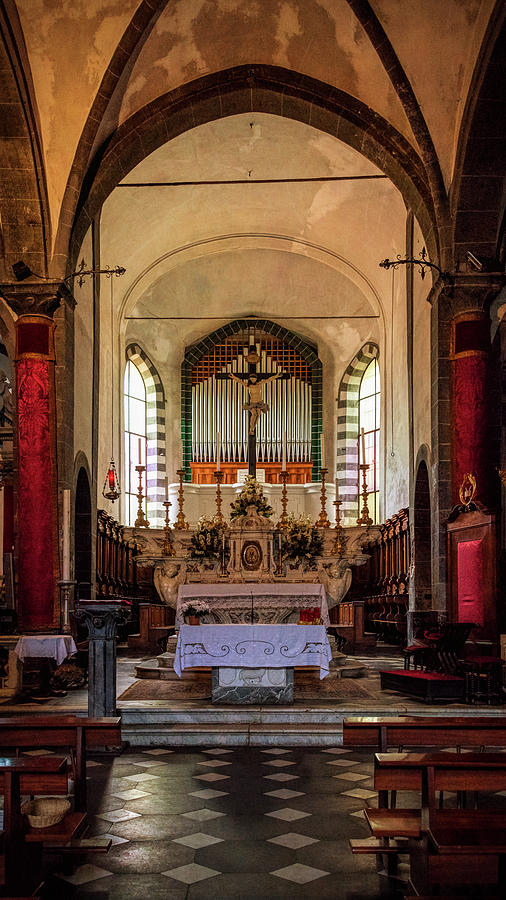 Church of St Andrew Levanto Italy Photograph by Joan Carroll
