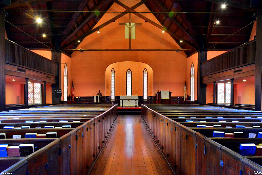 Church Of The Cross Sanctuary Bluffton SC  Photograph by Lisa Wooten