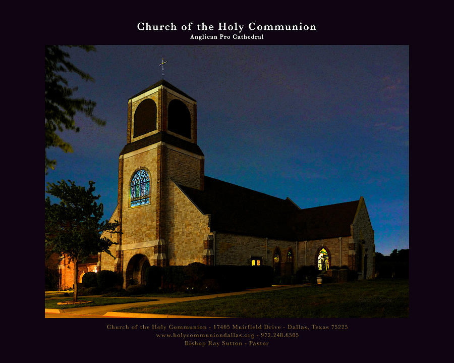 Church of the Holy Communion - Poster Photograph by Robert J Sadler