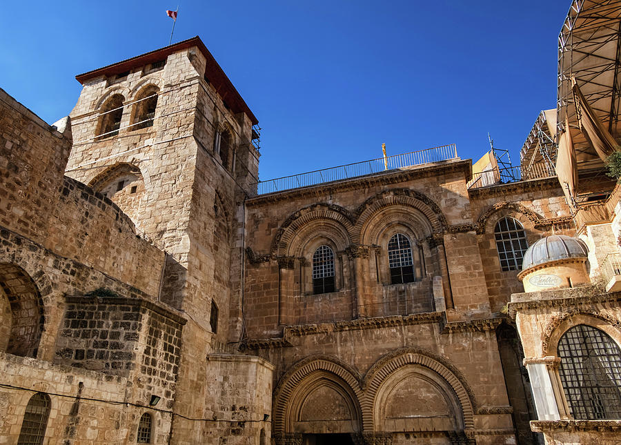 Church of the Holy Sepulchre, Jerusalem, Isreal Photograph by Elenarts - Elena Duvernay photo