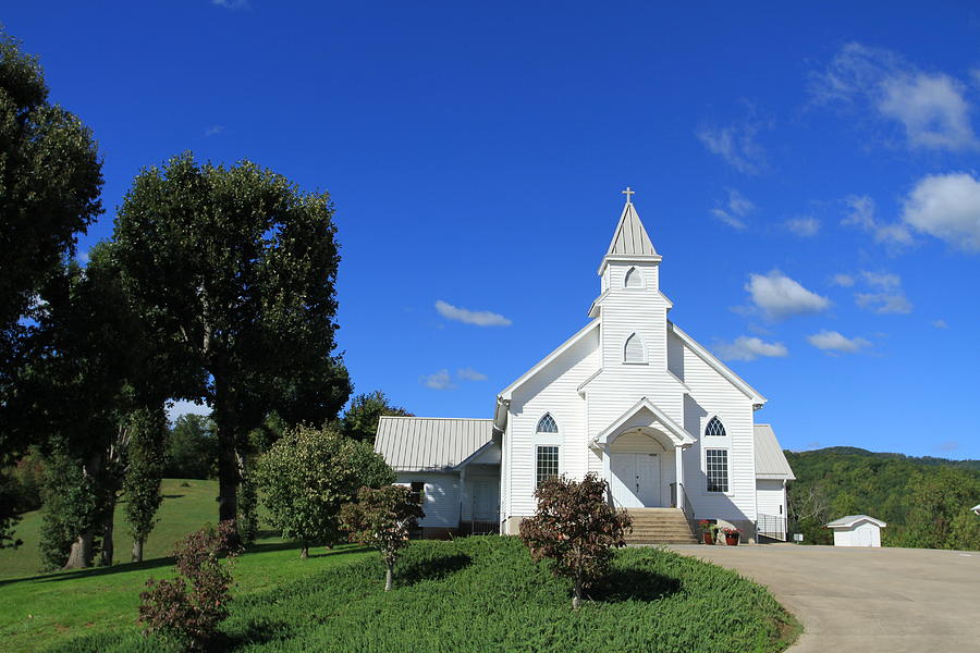 Church on Lookado Mountain Photograph by Karen Ruhl