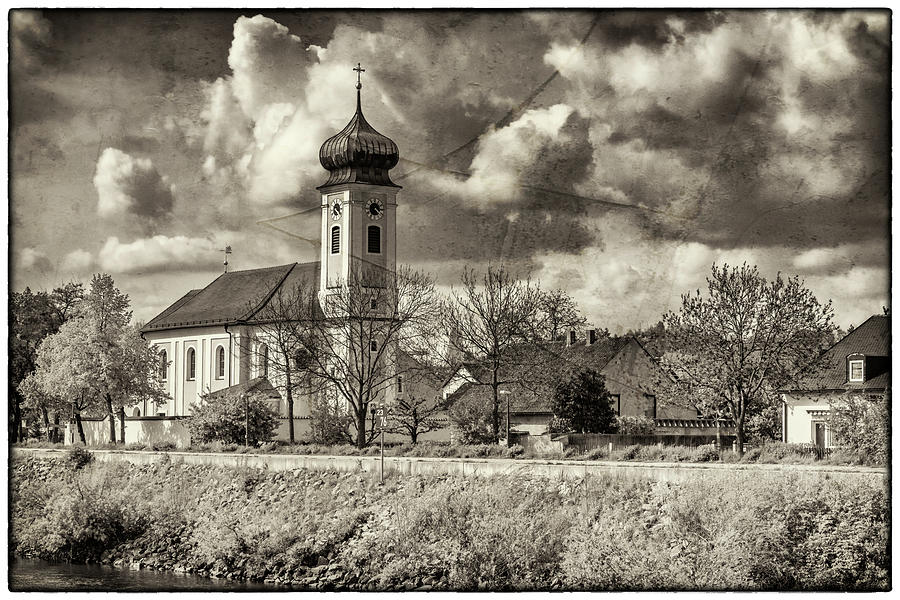 Church on the Danube Near Regensburg 7R2_DSC7330_05072017 Photograph by Greg Kluempers
