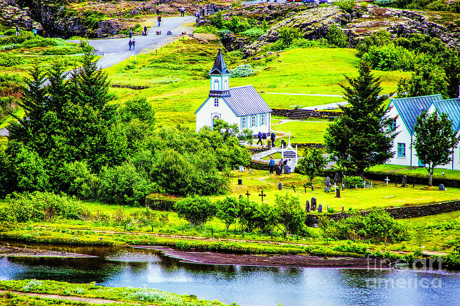 Church on the Green Photograph by Rick Bragan