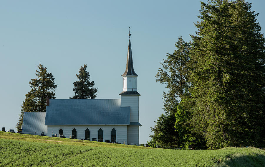 Church on the Hill Photograph by Bob Cournoyer