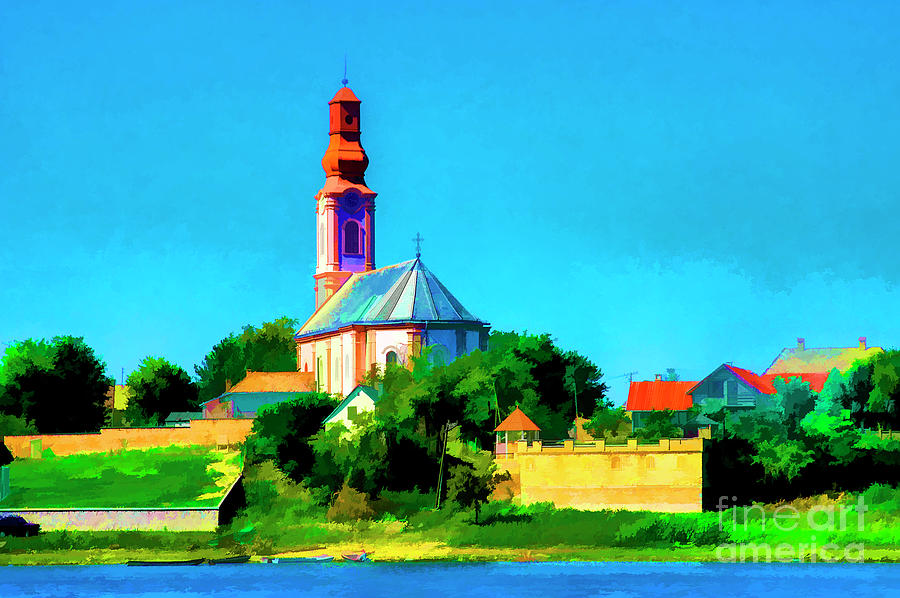 Church on Volga Photograph by Rick Bragan