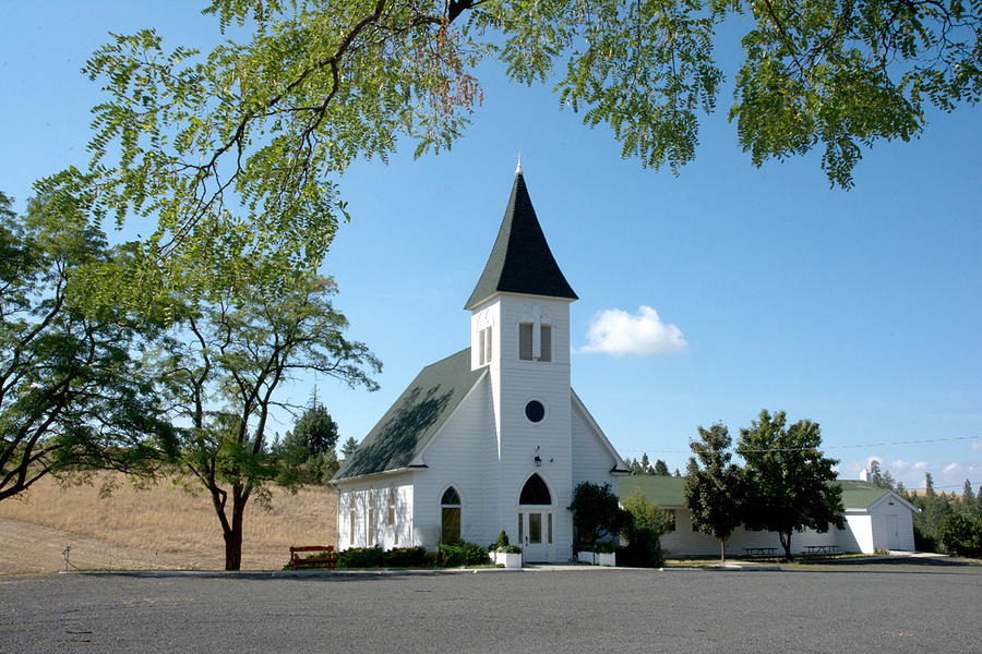 church Paloose WA Photograph by Randall Branham