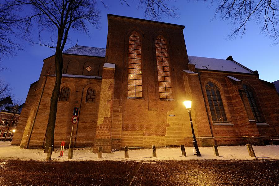 Church Pieterskerk in Utrecht in the evening 302 Photograph by Merijn Van der Vliet