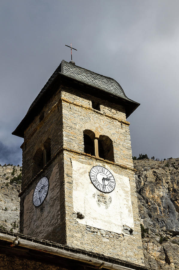 Church Saint Sebastian - 1 - Plampinet - French Alps Photograph by Paul MAURICE