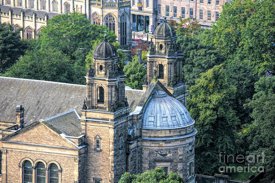Parish Church of St. Cuthbert Scotland Edinburgh Architecture  Photograph by Chuck Kuhn