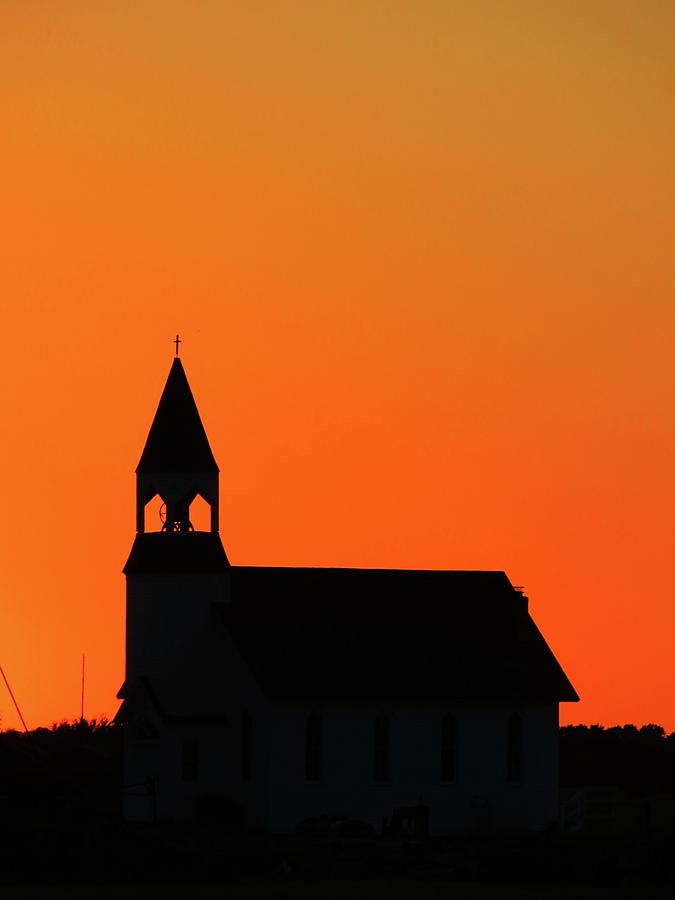 Church Silhouette Photograph by Connor Beekman
