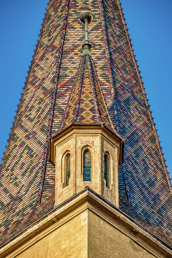 Church Spire Details - Romania Photograph by Stuart Litoff