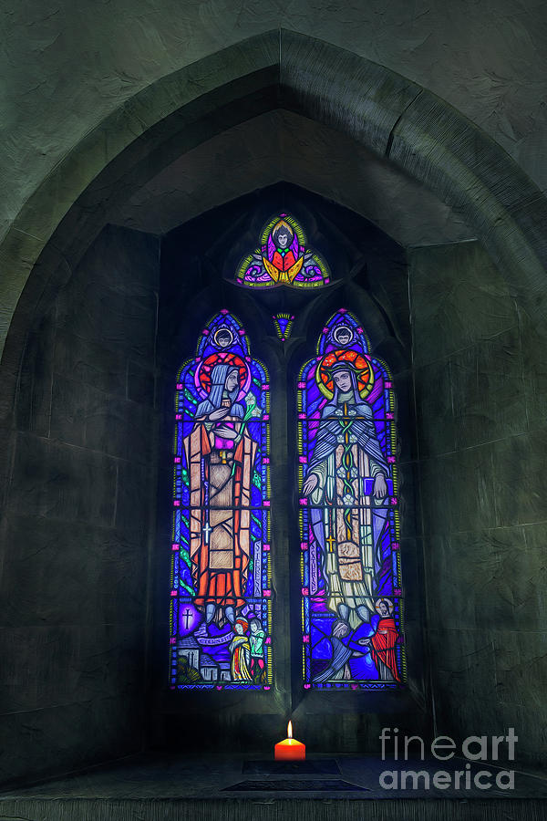 Church Stained Glass Window Photograph by Ian Mitchell