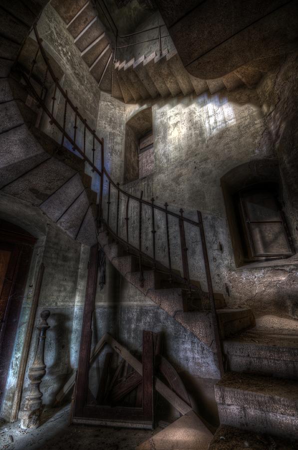Church stairs Photograph by Nathan Wright