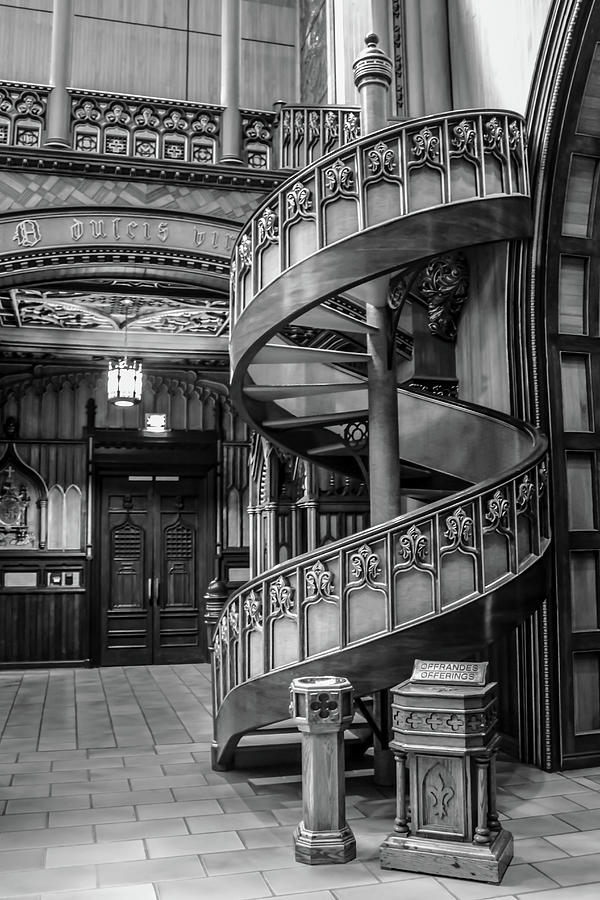 Church Stairs Series 9926 Photograph by Carlos Diaz