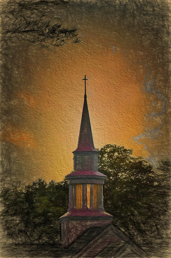 Church Steeple 3 Photograph by Phyllis Meinke