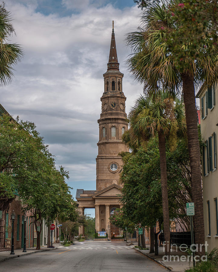 Charleston Photograph - Church Street in Charleston SC by Dale Powell