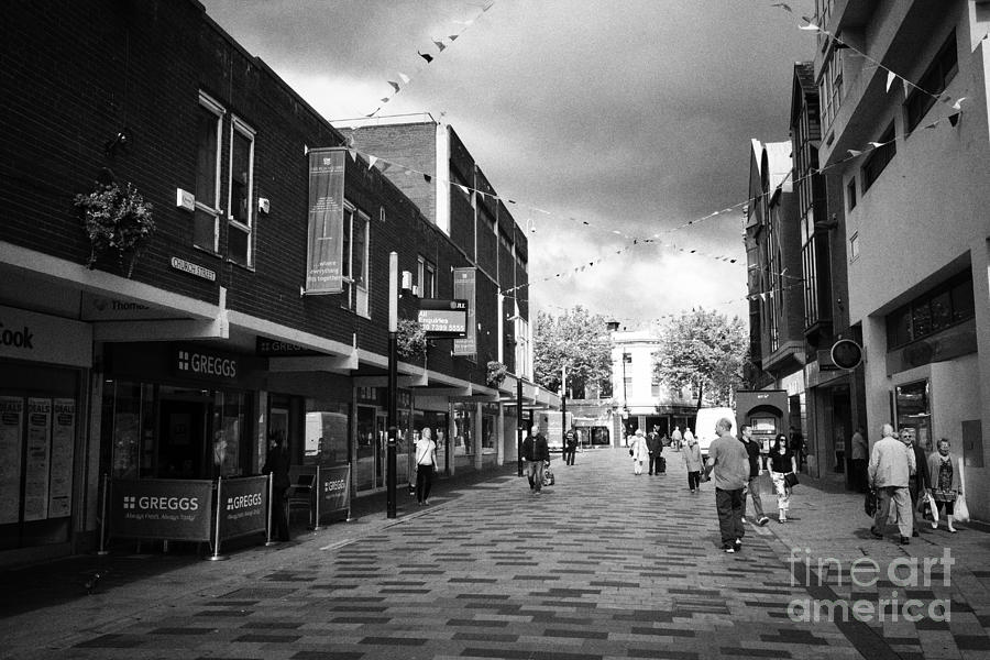 Church Street Pedestrian Shopping Area St Helens Town Centre Uk ...