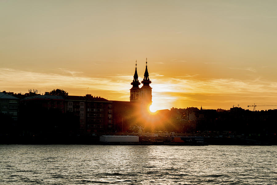 Church Tower Silhouette Photograph by Sharon Popek