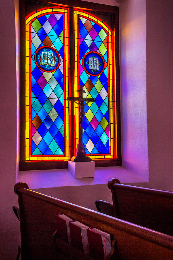 Church Window Art Photograph by James Woody