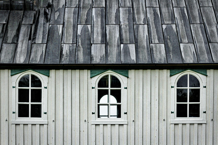 Church Windows - Iceland Photograph by Stuart Litoff